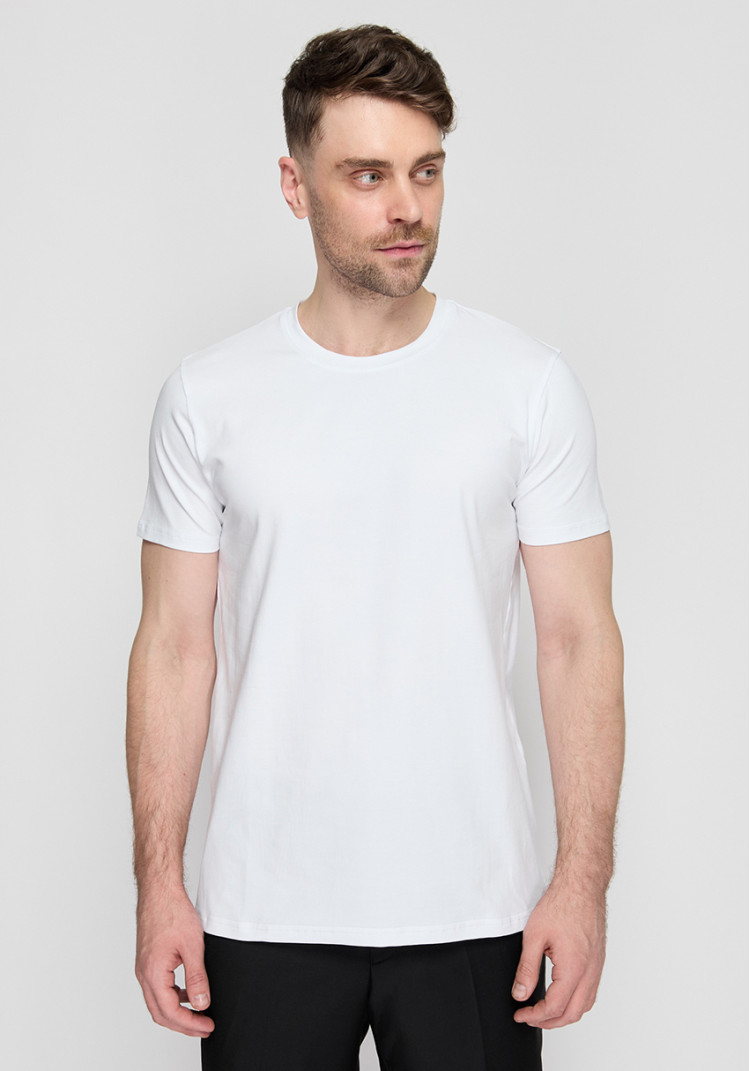 ЧОЛОВІЧА ФУТБОЛКА БІЛА