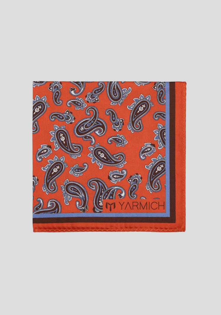 ЧОЛОВІЧА ХУСТИНКА ЧЕРВОНА ПРИНТОВАНА