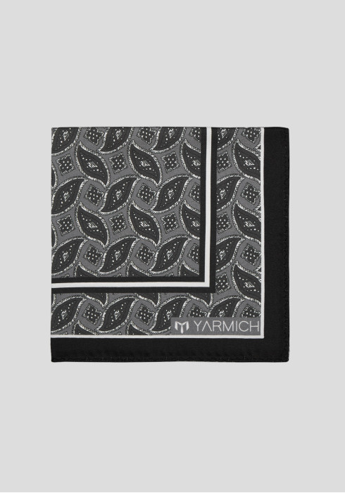 ЧОЛОВІЧА ХУСТИНКА СІРА ПРИНТОВАНА