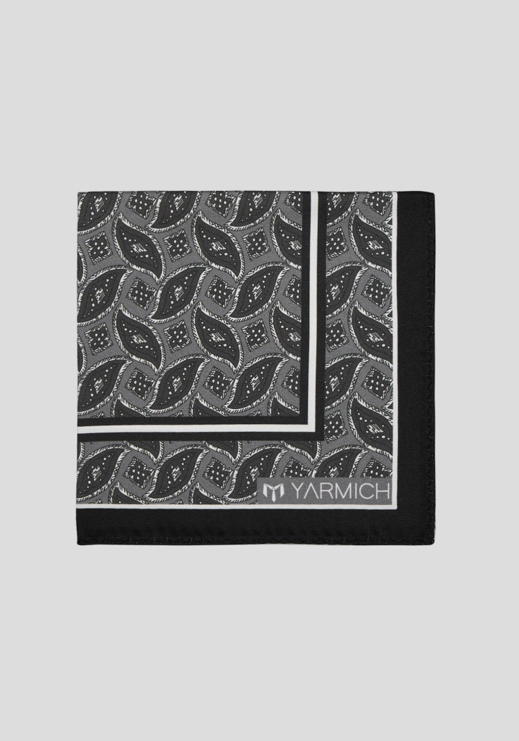 ЧОЛОВІЧА ХУСТИНКА СІРА ПРИНТОВАНА