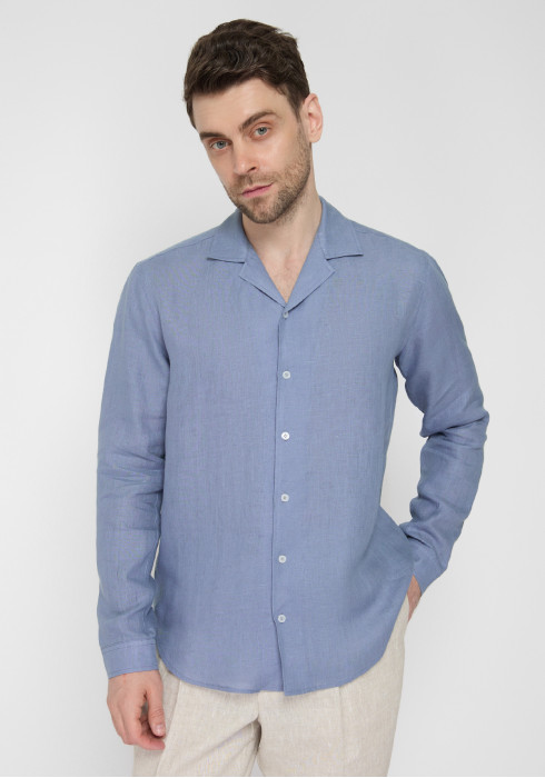 ЧОЛОВІЧА СОРОЧКА БЛАКИТНА ЛЛЯНА