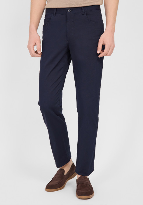 ЧОЛОВІЧІ БРЮКИ ЧІНОСИ ТЕМНО-СИНІ