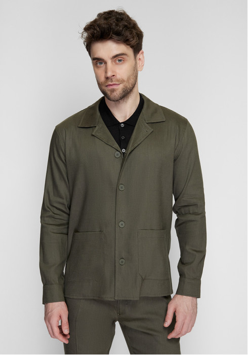 КЕЖУАЛ ЧОЛОВІЧИЙ КОСТЮМ ТЕМНО-ЗЕЛЕНИЙ