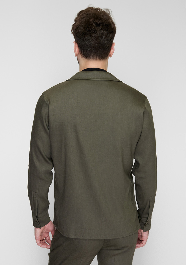 КЕЖУАЛ ЧОЛОВІЧИЙ КОСТЮМ ТЕМНО-ЗЕЛЕНИЙ, Фото 3