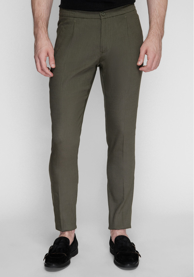 КЕЖУАЛ ЧОЛОВІЧИЙ КОСТЮМ ТЕМНО-ЗЕЛЕНИЙ, Фото 4