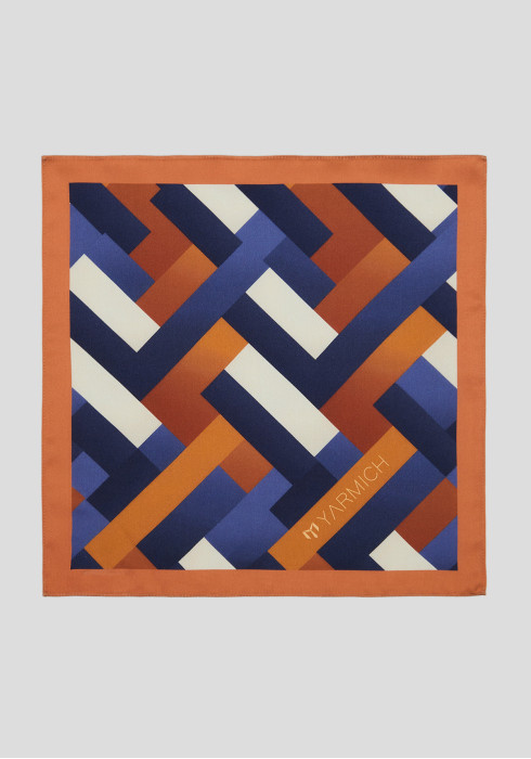 КЛАСИЧНА ЧОЛОВІЧА ХУСТИНКА КОЛЬОРОВА ПРИНТОВАНА