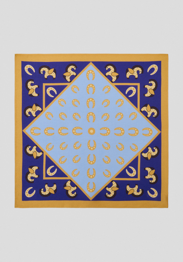 КЛАСИЧНА ЧОЛОВІЧА ХУСТИНКА URURUR БЛАКИТНА