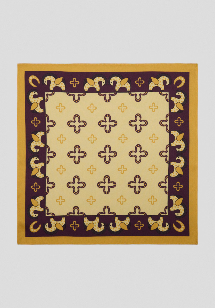 КЛАСИЧНА ЧОЛОВІЧА ХУСТИНКА URURUR ЖОВТА