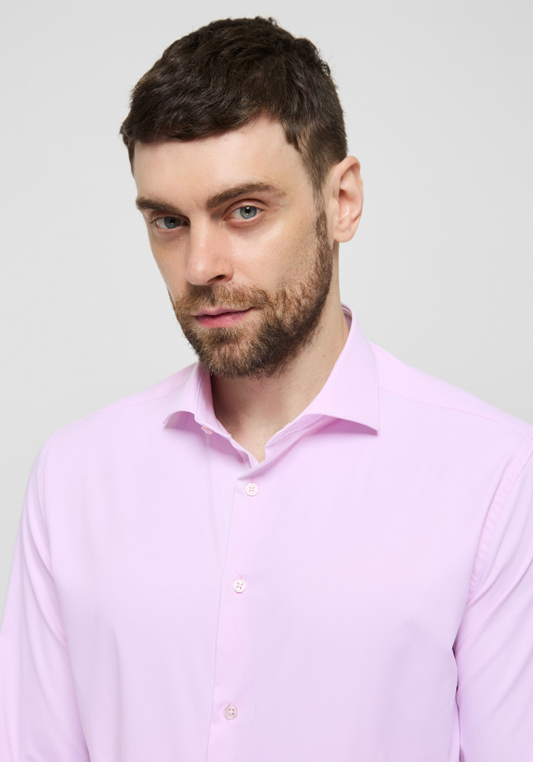 CLASSIC MEN'S PINK SHIRT UNDER TIE, Photo 2