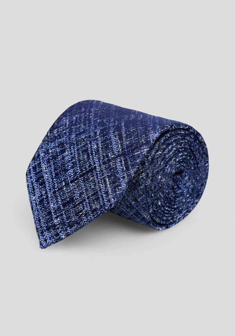 КЛАСИЧНА КРАВАТКА СИНЯ ПРИНТОВАНА