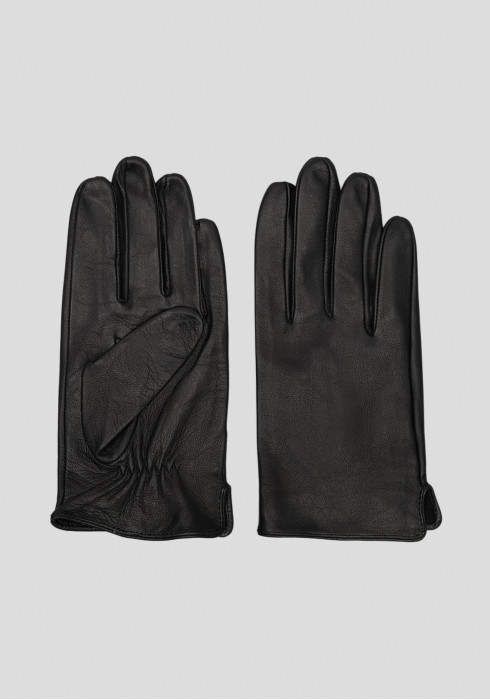 КЛАСИЧНІ ЧОЛОВІЧІ РУКАВИЧКИ ЧОРНІ ГЛАДКІ