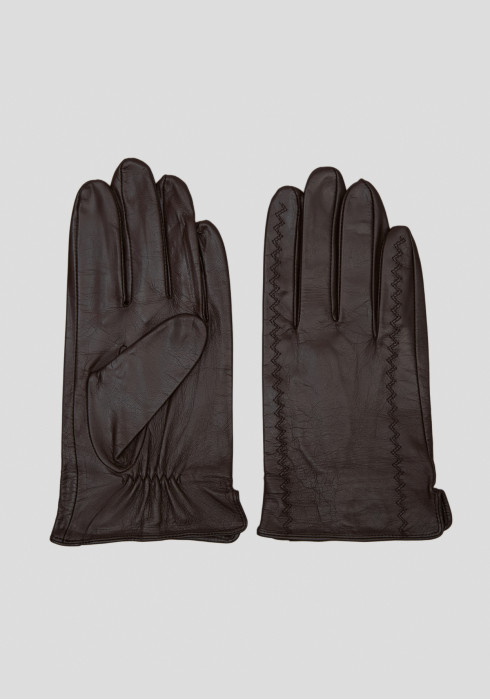 КЛАСИЧНІ ЧОЛОВІЧІ РУКАВИЧКИ КОРИЧНЕВІ