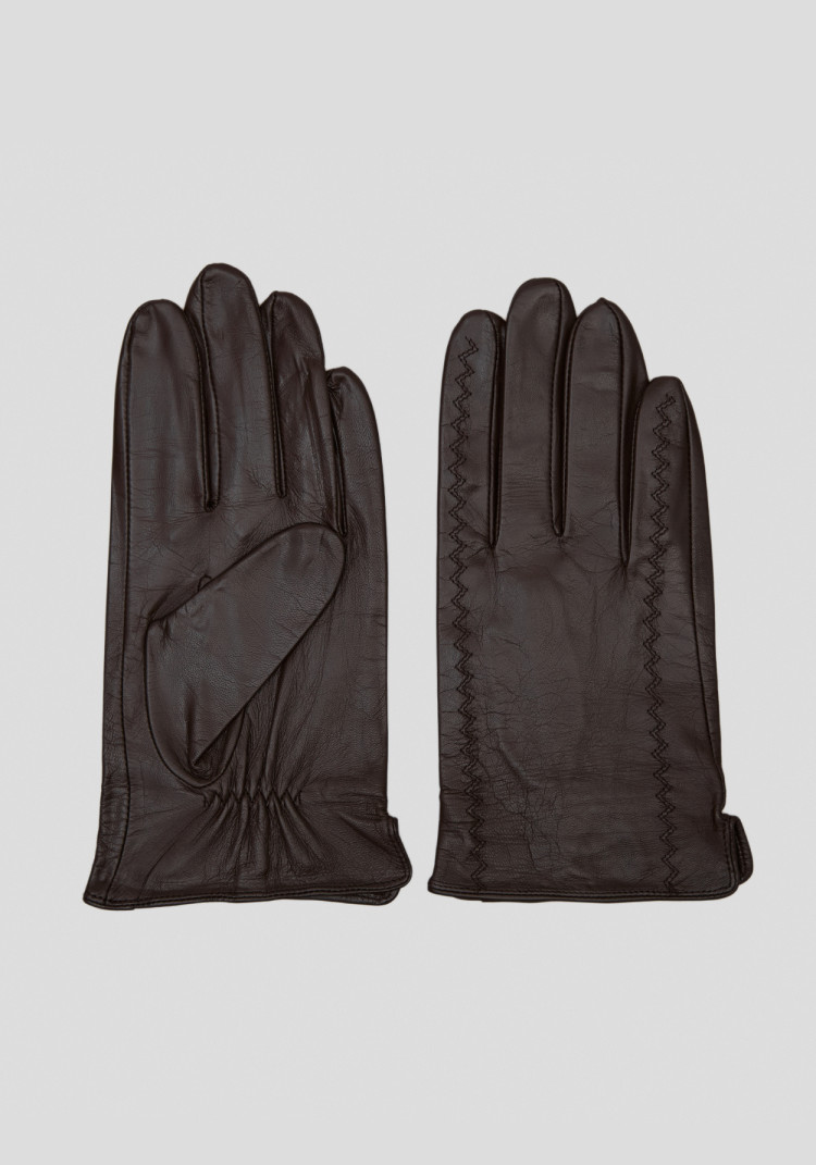 КЛАСИЧНІ ЧОЛОВІЧІ РУКАВИЧКИ КОРИЧНЕВІ