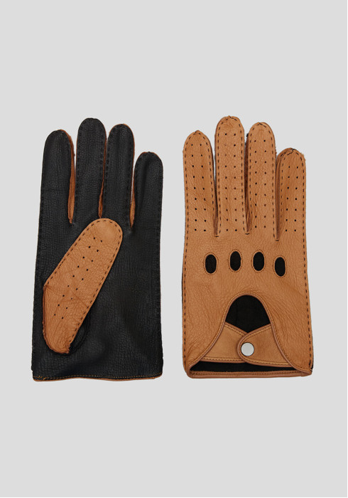 КЛАСИЧНІ ЧОЛОВІЧІ РУКАВИЧКИ СВІТЛО-КОРИЧНЕВІ