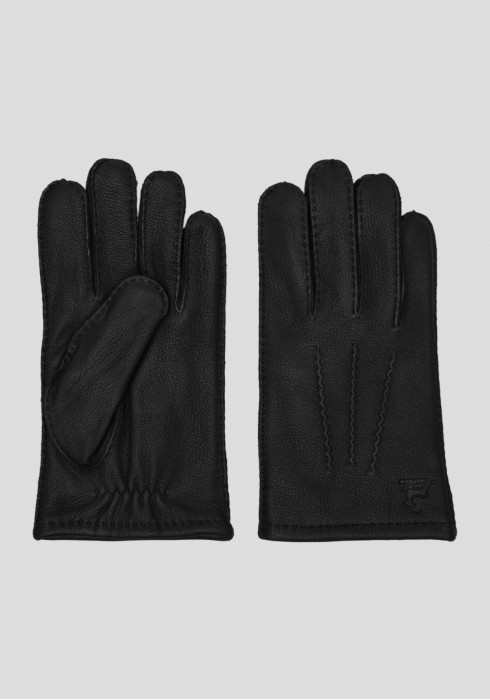 КЛАСИЧНІ ЧОЛОВІЧІ РУКАВИЧКИ ЗИМОВІ ЧОРНІ