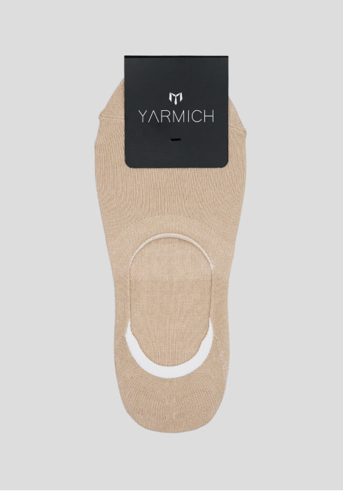 КЛАССИЧЕСКИЕ МУЖСКИЕ НОСКИ БЕЖЕВЫЕ СЛЕДЫ