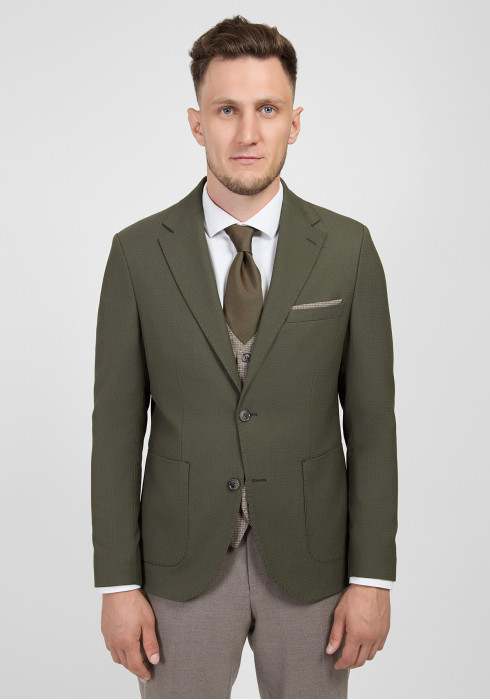 КЛАСИЧНИЙ ЧОЛОВІЧИЙ КОСТЮМ ОДНОТОННИЙ ТЕМНО-ЗЕЛЕНИЙ