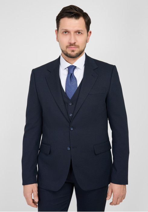 КЛАСИЧНИЙ ЧОЛОВІЧИЙ КОСТЮМ ТЕМНО-СИНІЙ