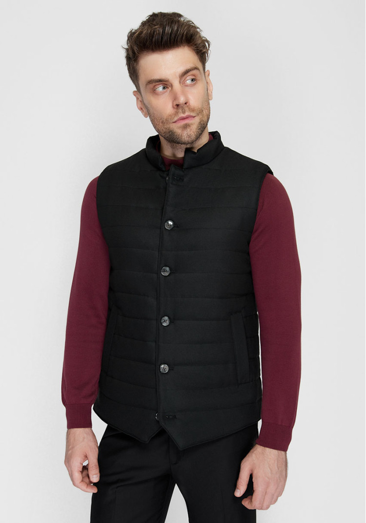 КЛАСИЧНИЙ ЧОЛОВІЧИЙ ЖИЛЕТ ЧОРНИЙ