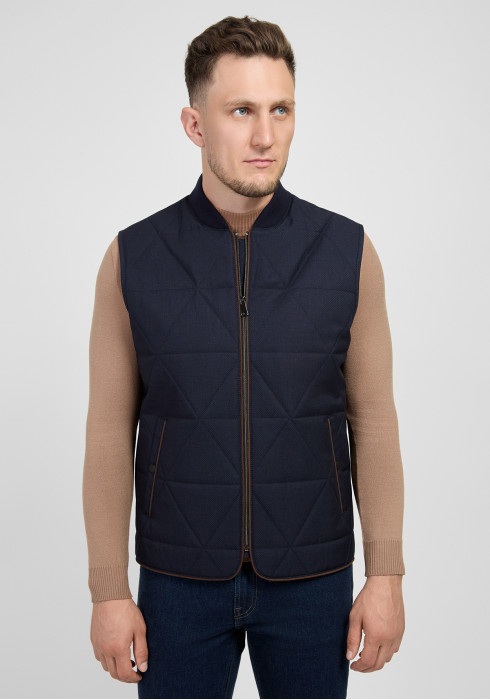 КЛАСИЧНИЙ ЧОЛОВІЧИЙ ЖИЛЕТ ТЕМНО-СИНІЙ