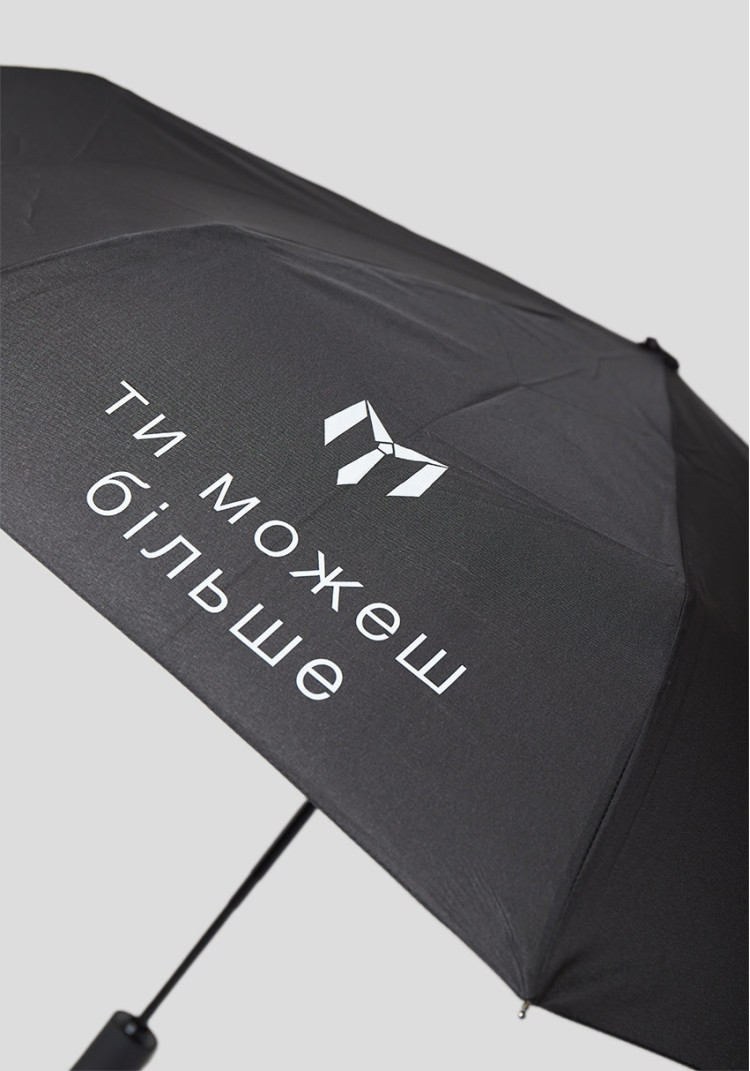 ПАРАСОЛЬКА СКЛАДНА АВТОМАТ ЧОРНА, Фото 2