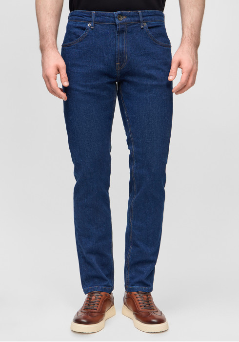 ЧОЛОВІЧІ ДЖИНСИ ТЕМНО-СИНІ REGULAR FIT