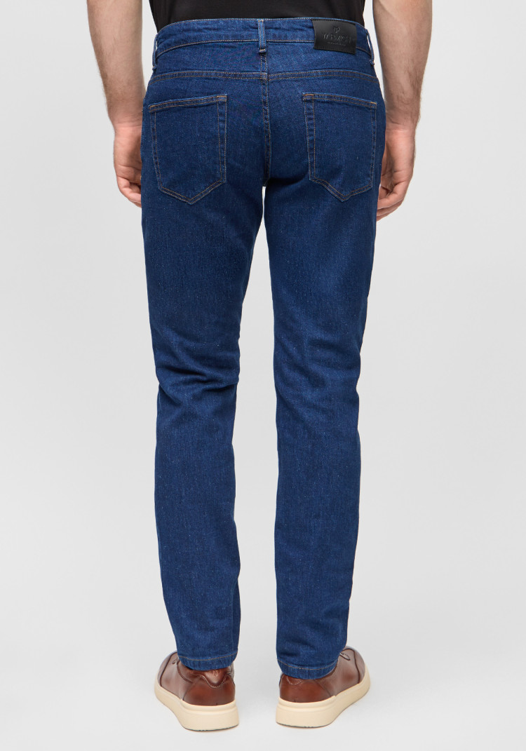 ЧОЛОВІЧІ ДЖИНСИ ТЕМНО-СИНІ REGULAR FIT, Фото 3