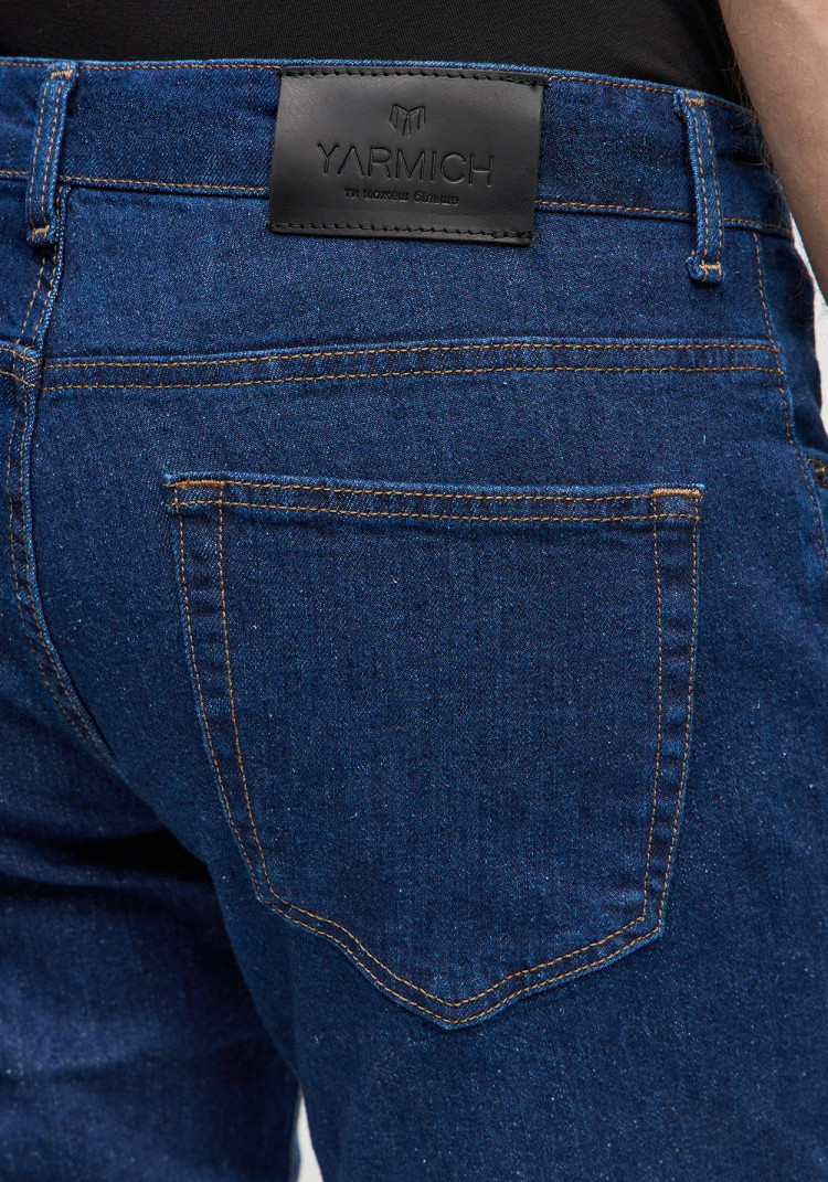 ЧОЛОВІЧІ ДЖИНСИ ТЕМНО-СИНІ REGULAR FIT, Фото 4