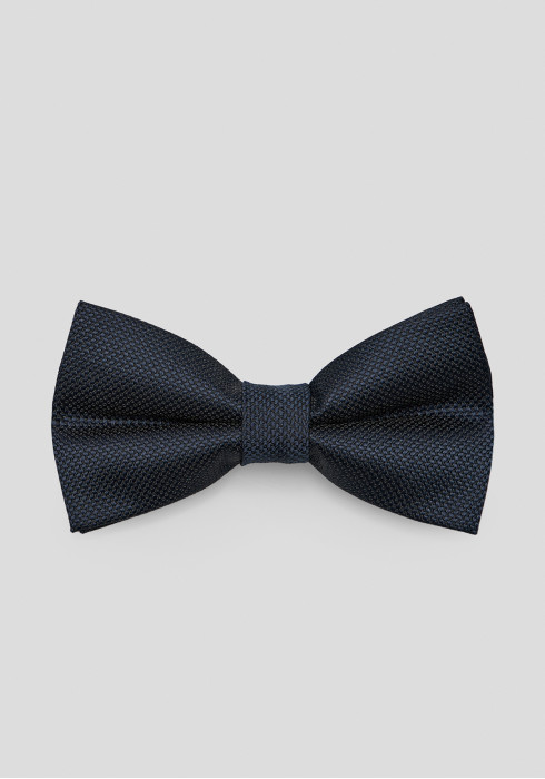 КЛАССИЧЕСКАЯ МУЖСКАЯ БАБОЧКА ТЕМНО-СИНЕГО ЦВЕТА С ФАКТУРОЙ