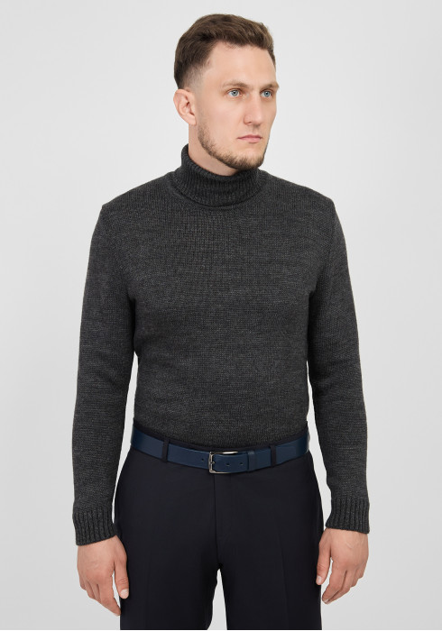 КЛАСИЧНИЙ ЧОЛОВІЧИЙ ГОЛЬФ СІРИЙ