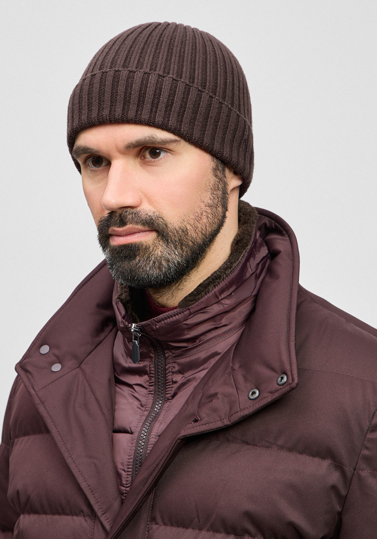 ЧОЛОВІЧА ШАПКА КОРИЧНЕВА, Фото 1