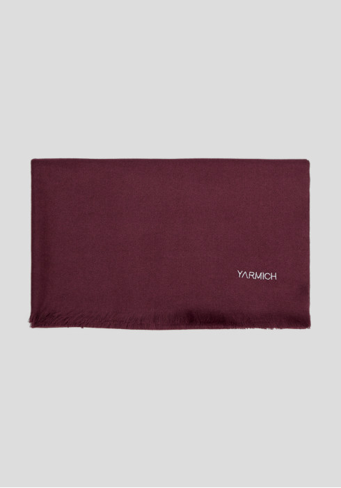 ЧОЛОВІЧИЙ ШАРФ ОДНОТОННИЙ БОРДОВИЙ