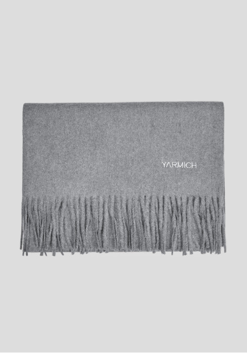 ЧОЛОВІЧИЙ ШАРФ ОДНОТОННИЙ СІРИЙ